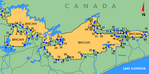 Boundary waters outlet hiking trails